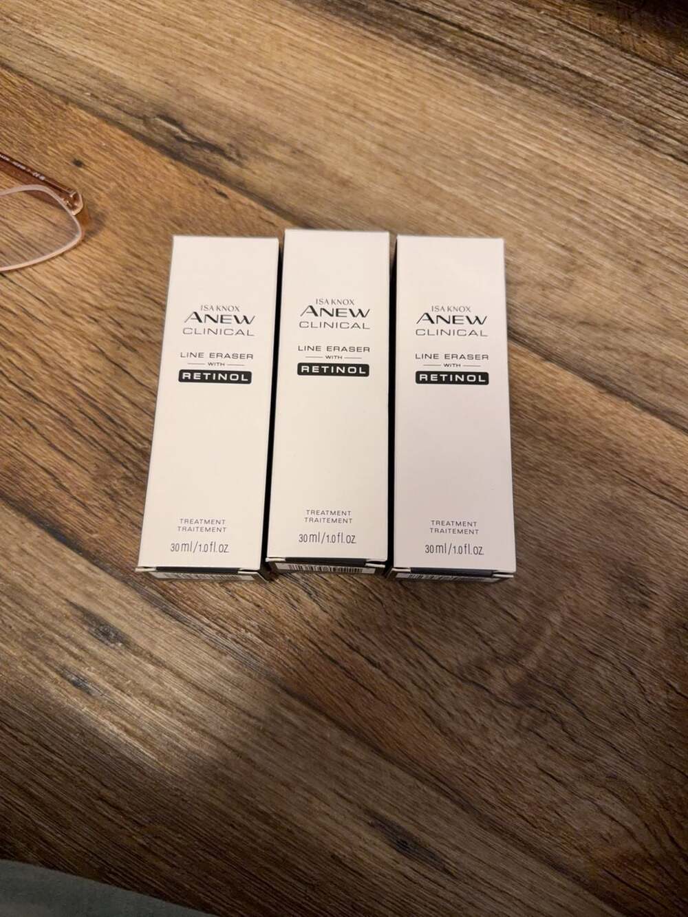 Set of 3 Isa Knox Anew Clinical Line Eraser with Retinol Treatment 30ml